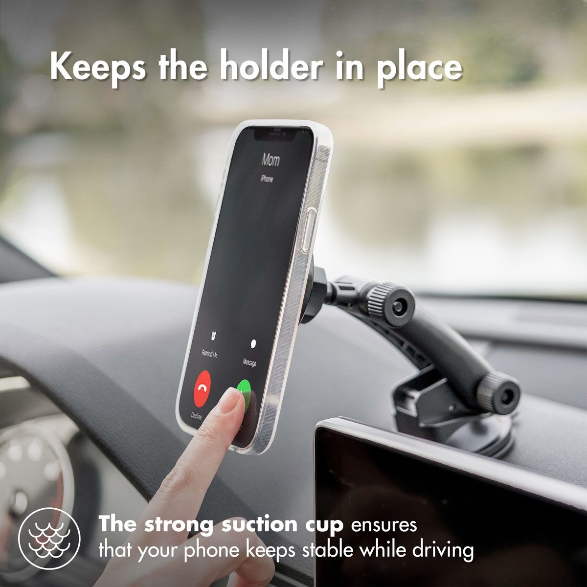 Accezz MagSafe Car Holder Dashboard en Voorruit houder