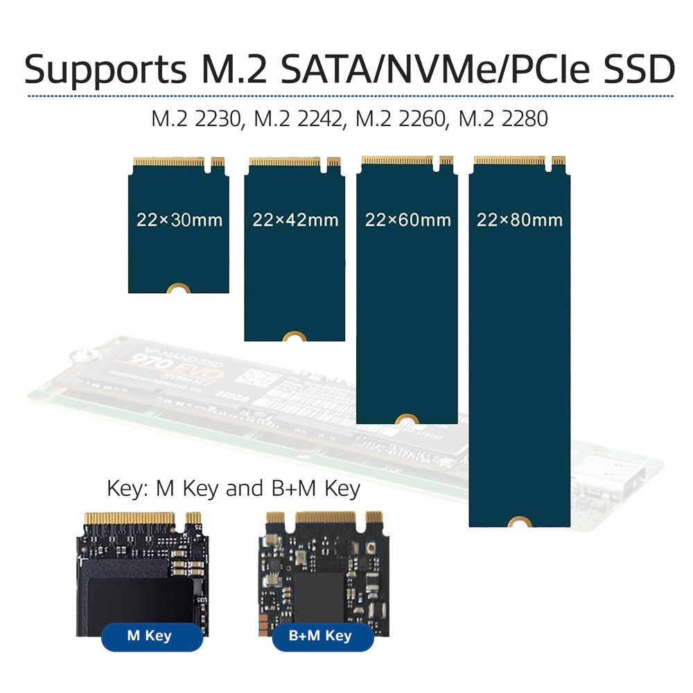 ACT USB-C M.2 SATA/NVMe SSD Enclosure