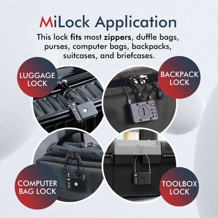 MiLi MiLock smart anti loss zwart