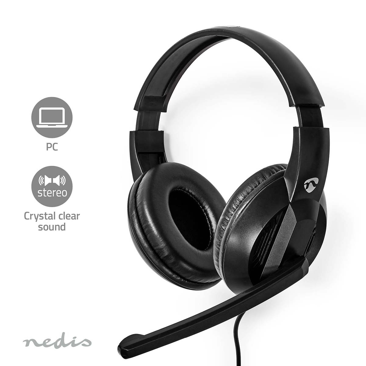 Nedis Over-Ear USB PC Headset